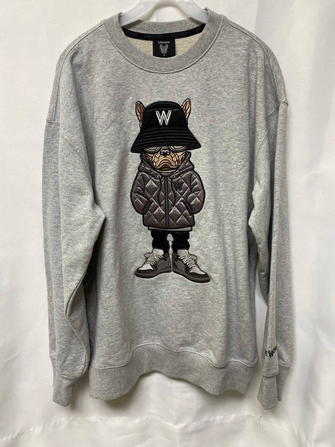 라이프워크 맨투맨 그레이 S 상품이미지1