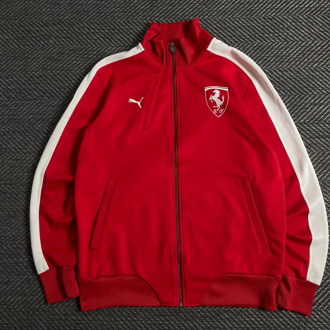 푸마 올드스쿨 페라리 레이싱 스웻 트랙탑 자켓 y 3865 상품이미지2