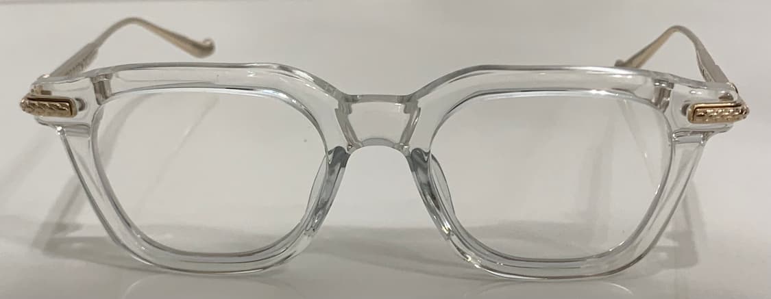크롬하츠 컴프션 크리스탈&골드 플레이트 안경 클리어 투명 테 상품이미지4
