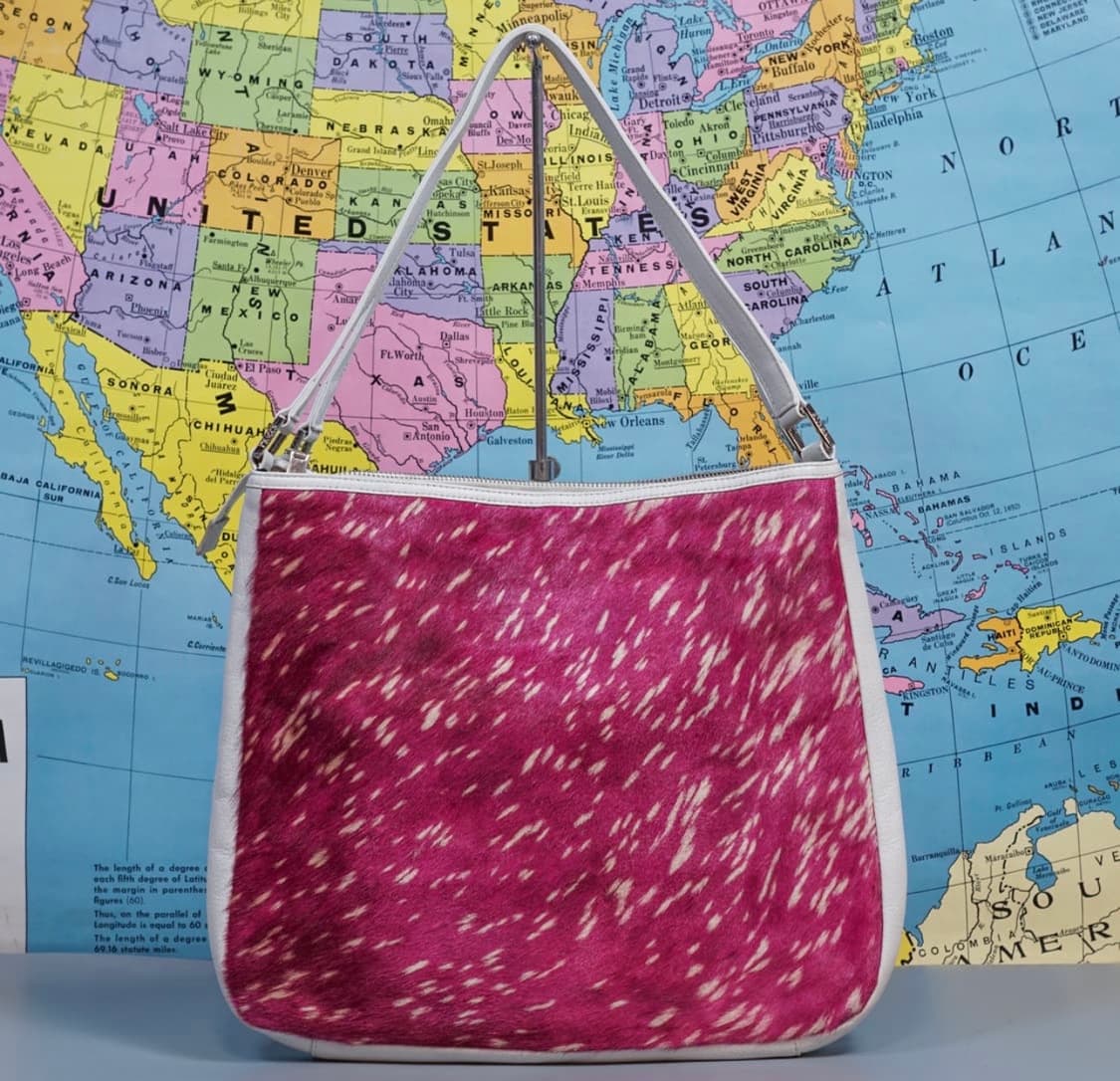 Y'SACCS 요지야마모토 포니 헤어 레더 백 상품이미지4