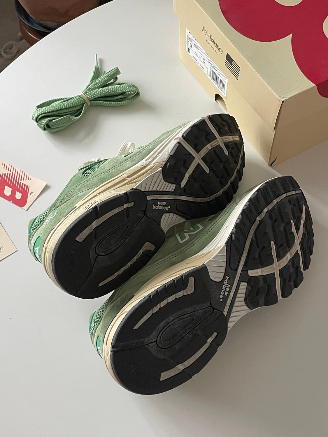 뉴발란스 993 made in USA Chive sea salt 상품이미지9