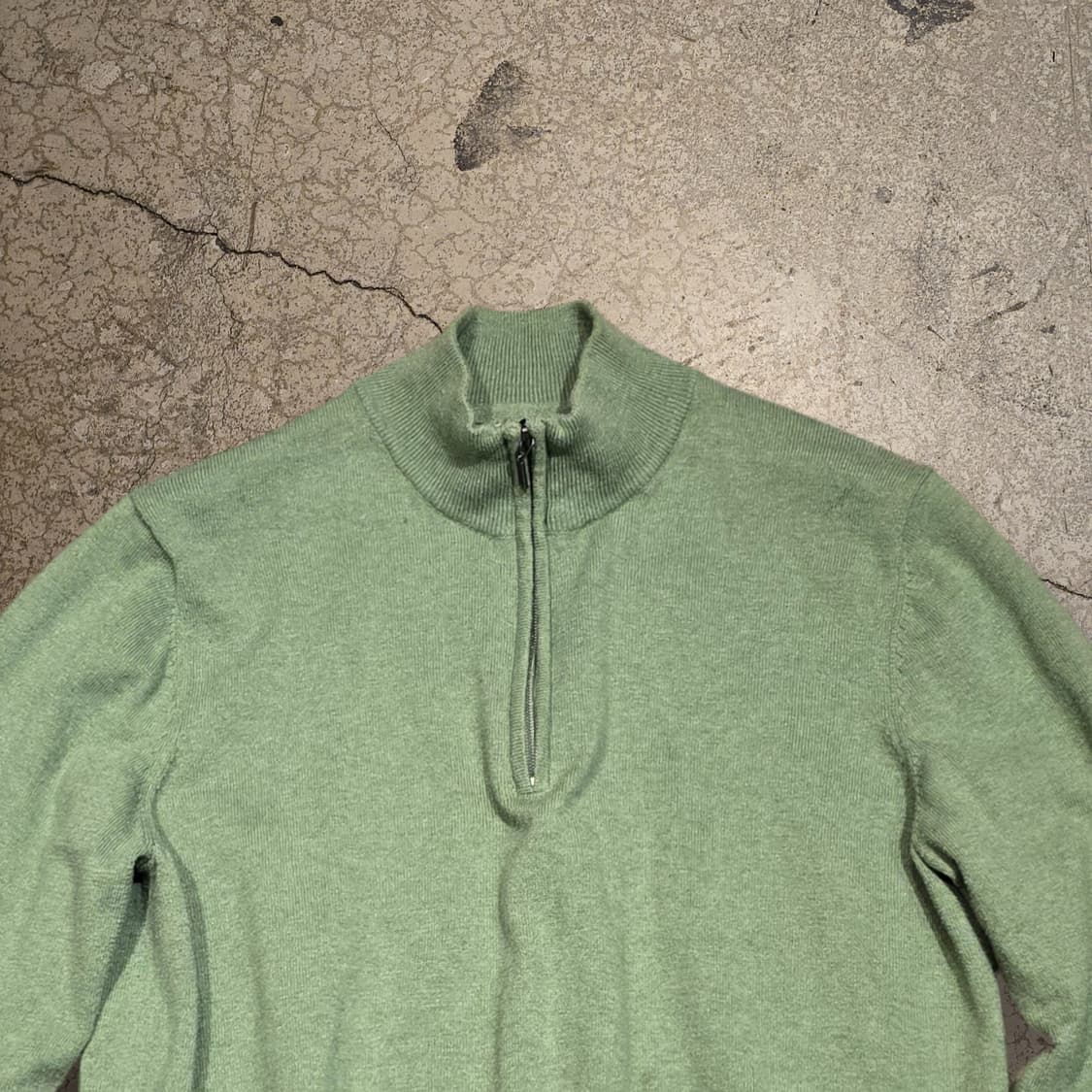 L.L.BEAN 쿼터집업 스웨터 캐시미어 혼방 상품이미지5