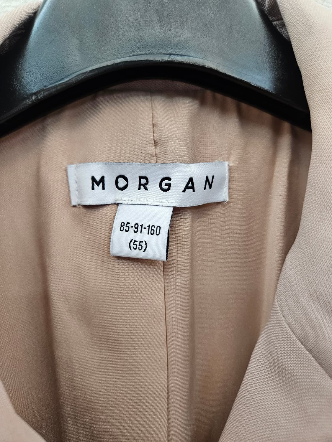 MORGAN 베이지 롱 코트 상품이미지3