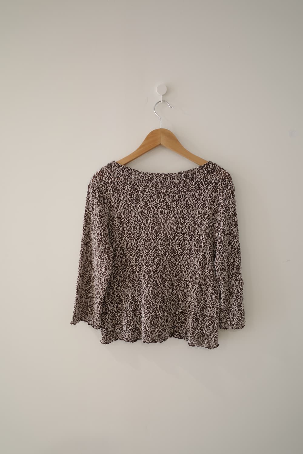 Brown Rinkle Top  상품이미지4