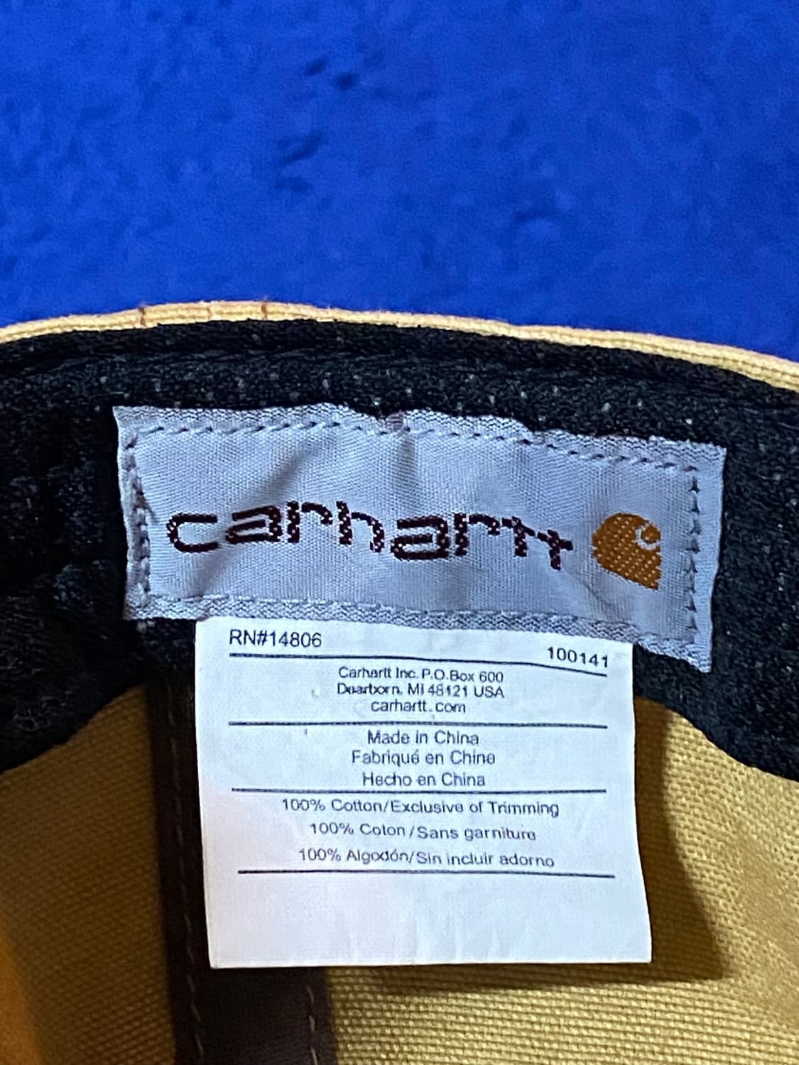 Carhartt 칼하트 오데사 볼캡 카멜 상품이미지6
