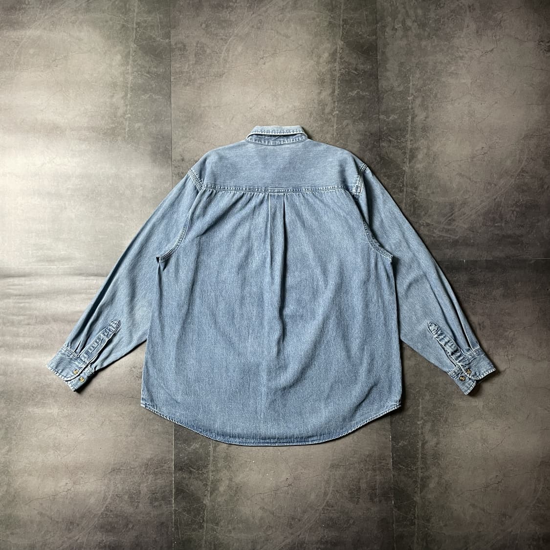 IMPOTEX USA 빈티지 코튼 데님 셔츠 A00551 상품이미지7