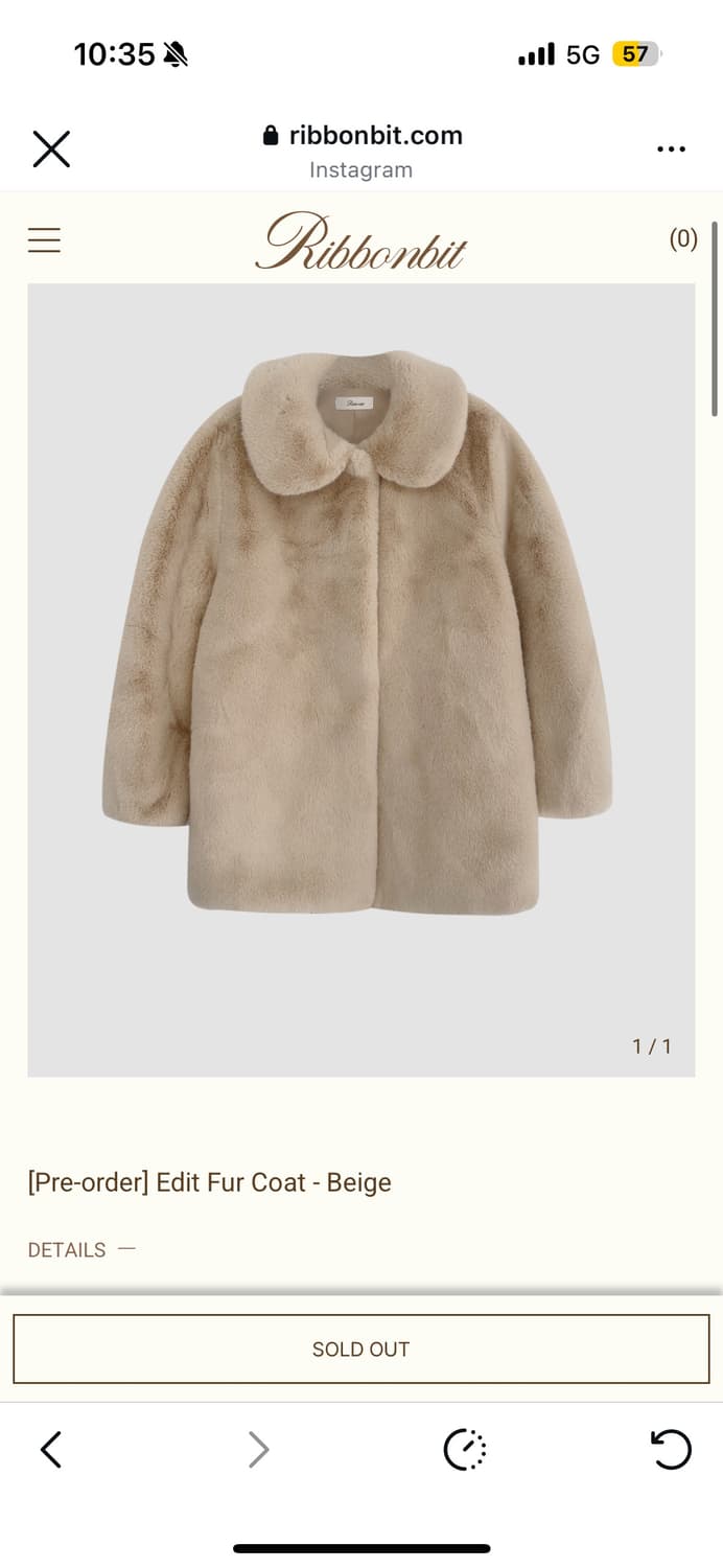 리본빛 (모네) 퍼  상품이미지1