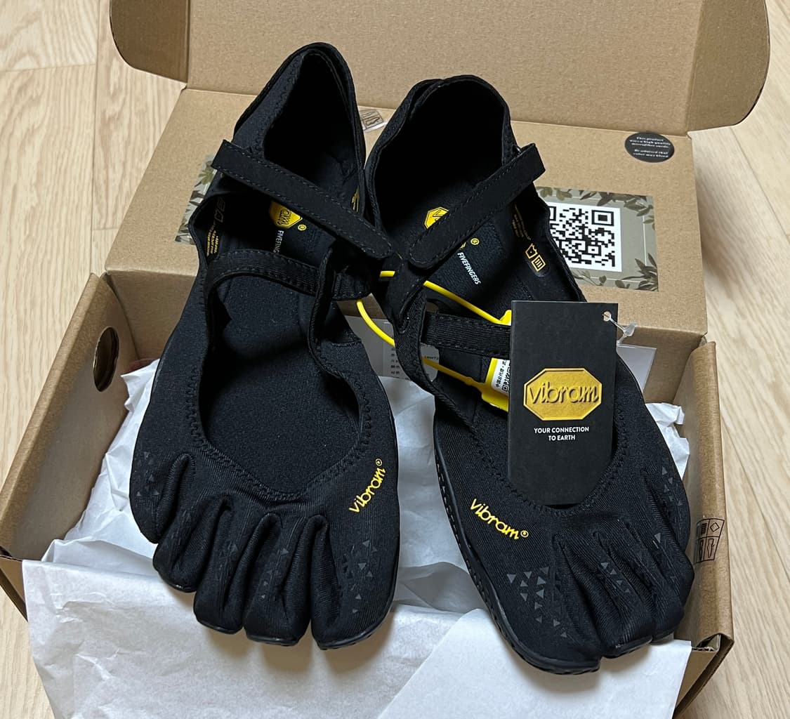 비브람파이브핑거스 브이소울 블랙 V-SOUL EU40 상품이미지1