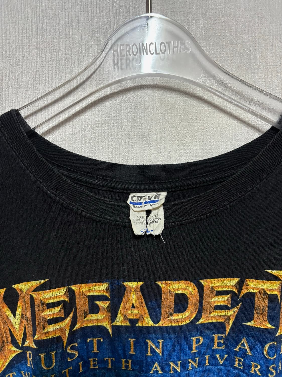 [XL] 2010 Megadeath Rust in peace 반팔 티셔츠 상품이미지4