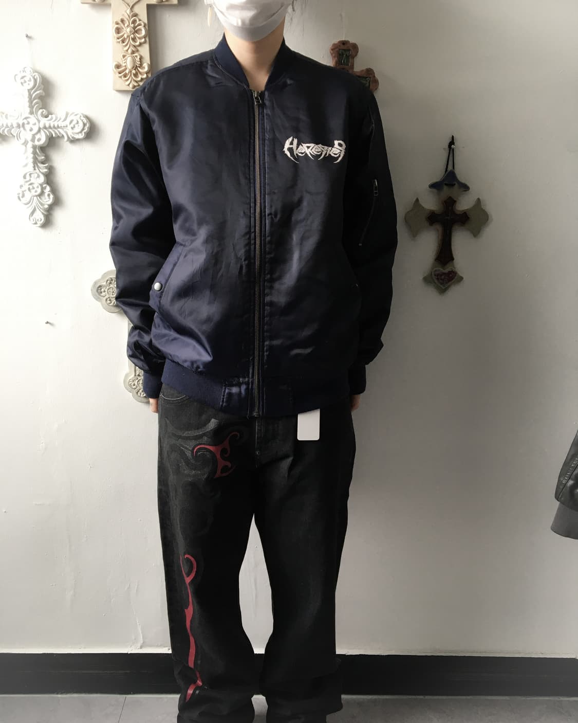Back printing point ma 1 jacket 상품이미지4