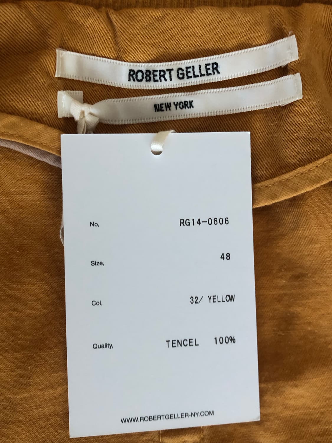 로버트 겔러(ROBERT GELLER) 빈티지 가공 블루종 자켓 상품이미지7