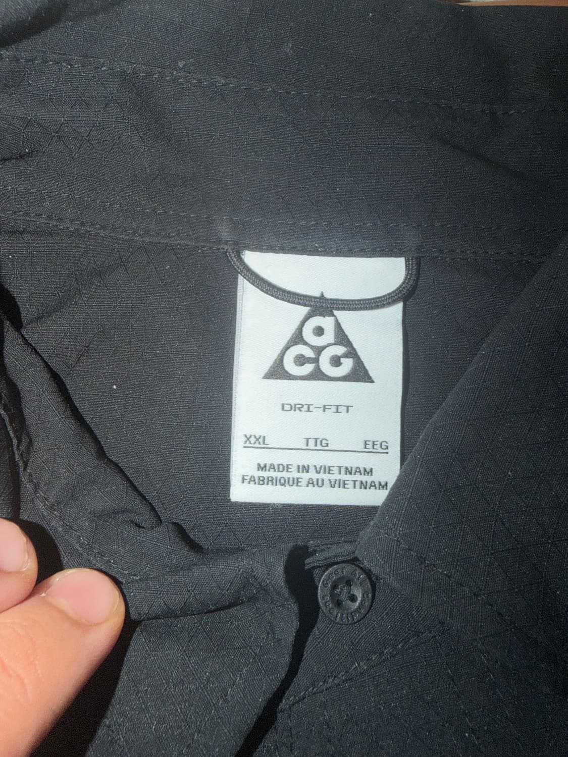 나이키 ACG 드라이핏 UV 디베스테이션 트레일 셔츠 블랙 서밋 화이트  상품이미지3