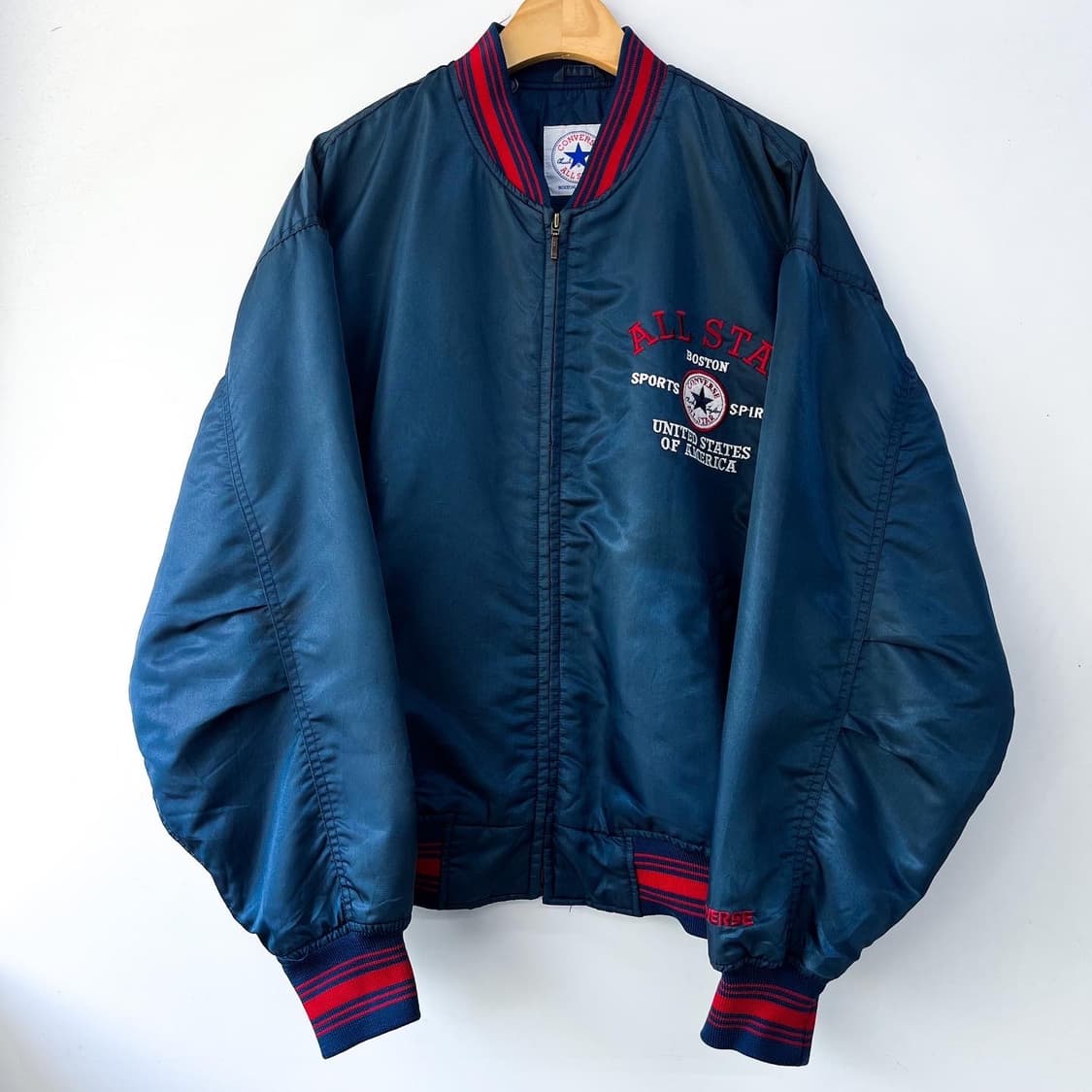 컨버스 90s 제팬 올스타 네이비 샤틴블루종 자켓 상품이미지3