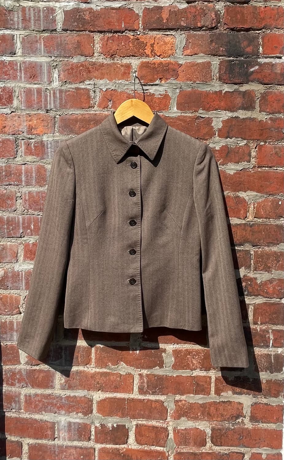 제이프레스 뉴질랜드메리노울100 헤링본 재킷 상품이미지1