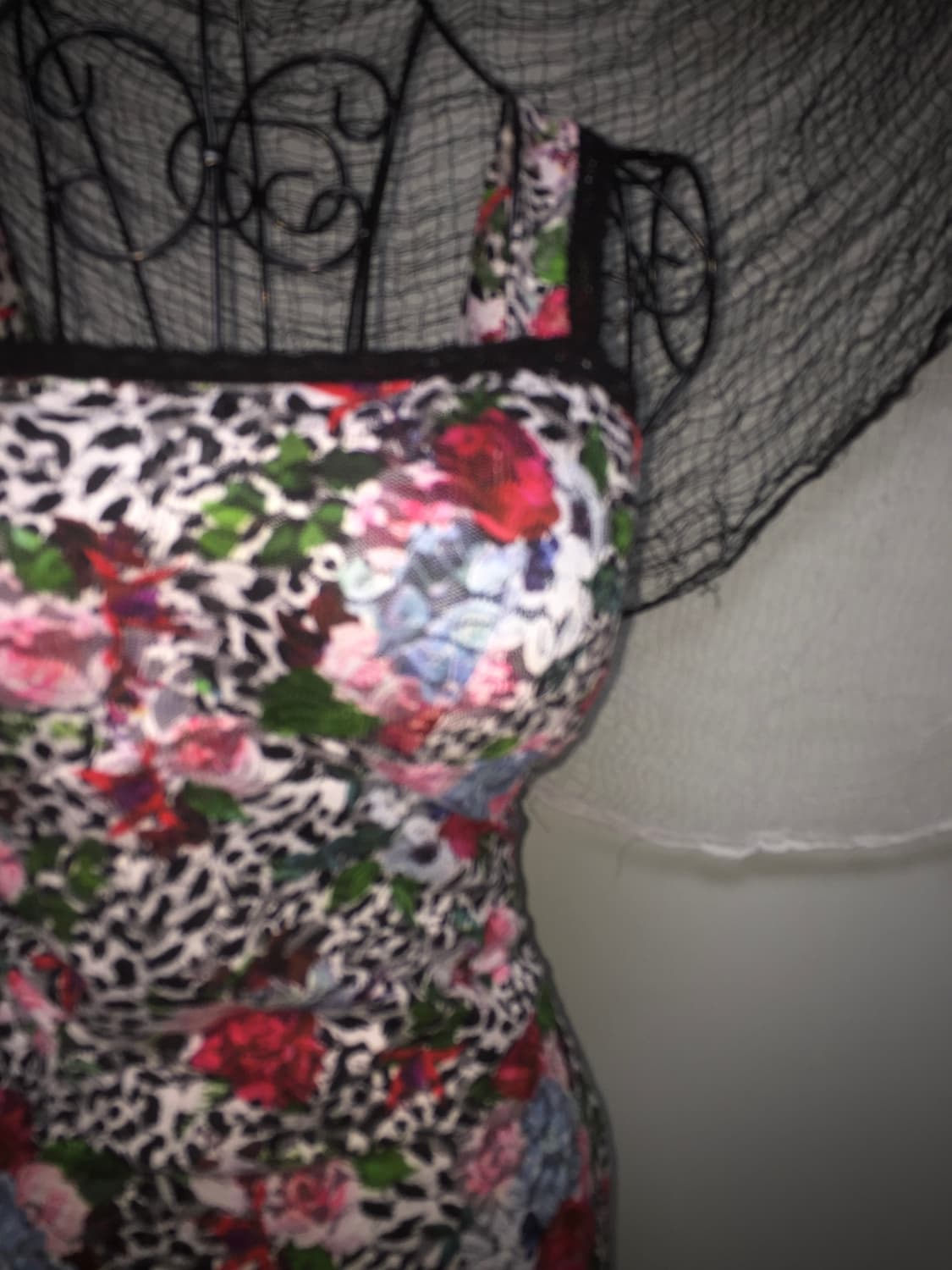 gyaru flower lace slim sleeveless 상품이미지4