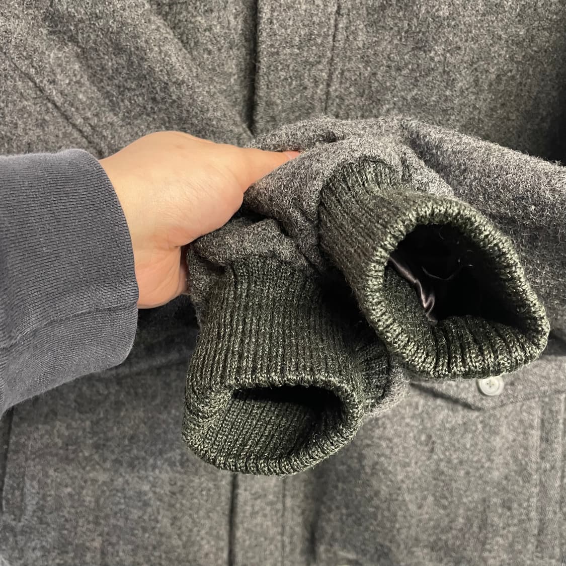 90s 노스페이스 울 블루종 자켓 상품이미지5