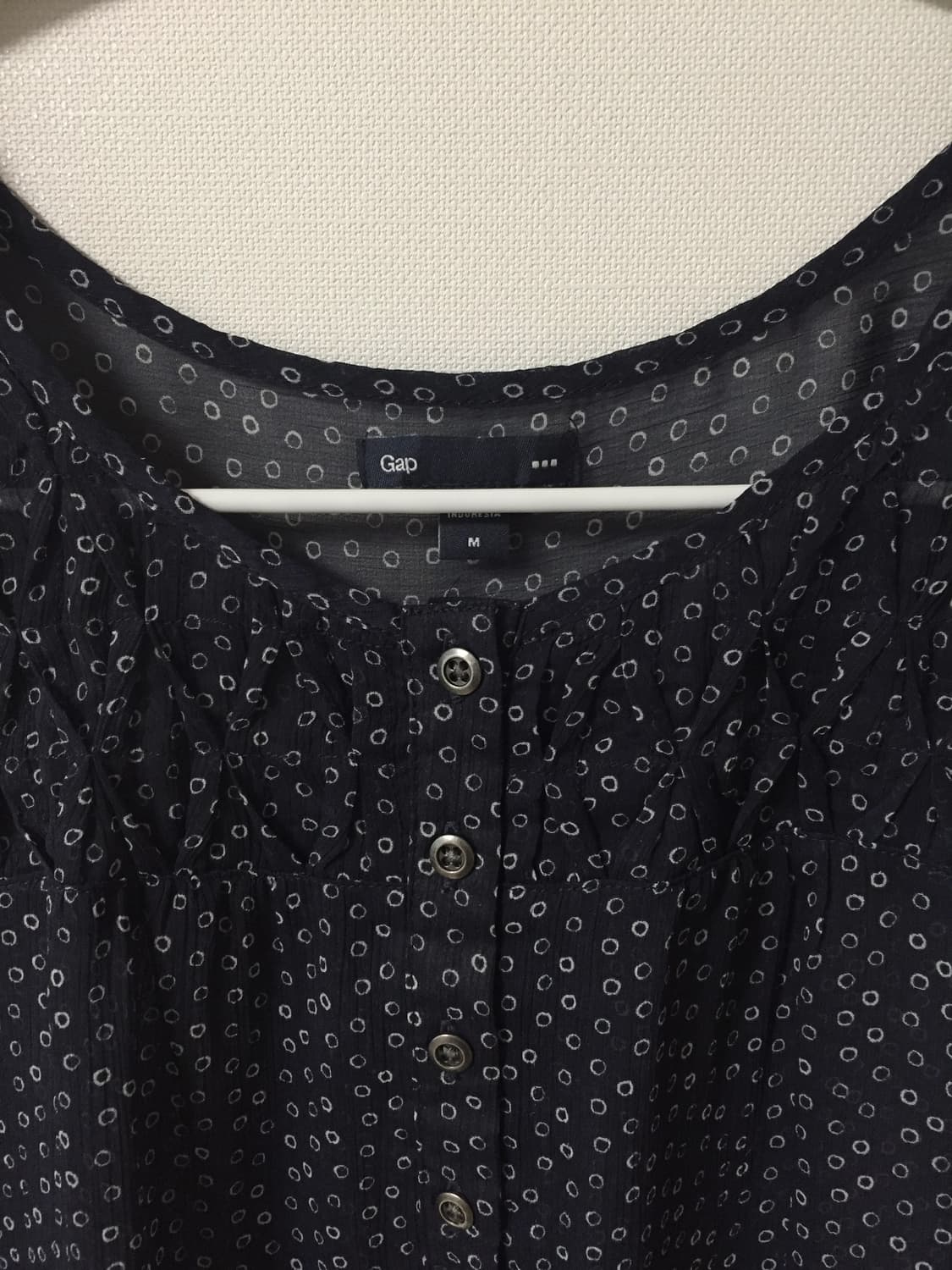 gap 도트 네이비 슬리브리스 / 모리걸 나시  상품이미지2