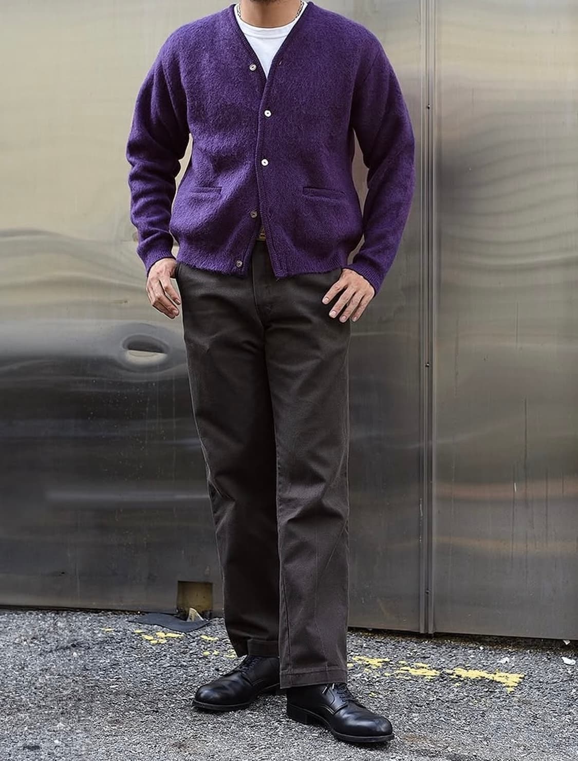 트로피 모헤어니트 퍼플 38 상품이미지7