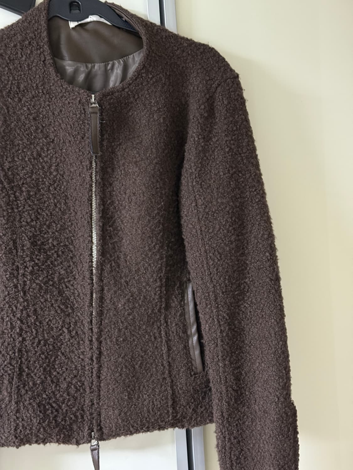 파르티멘토 양털 레더 자켓 상품이미지1