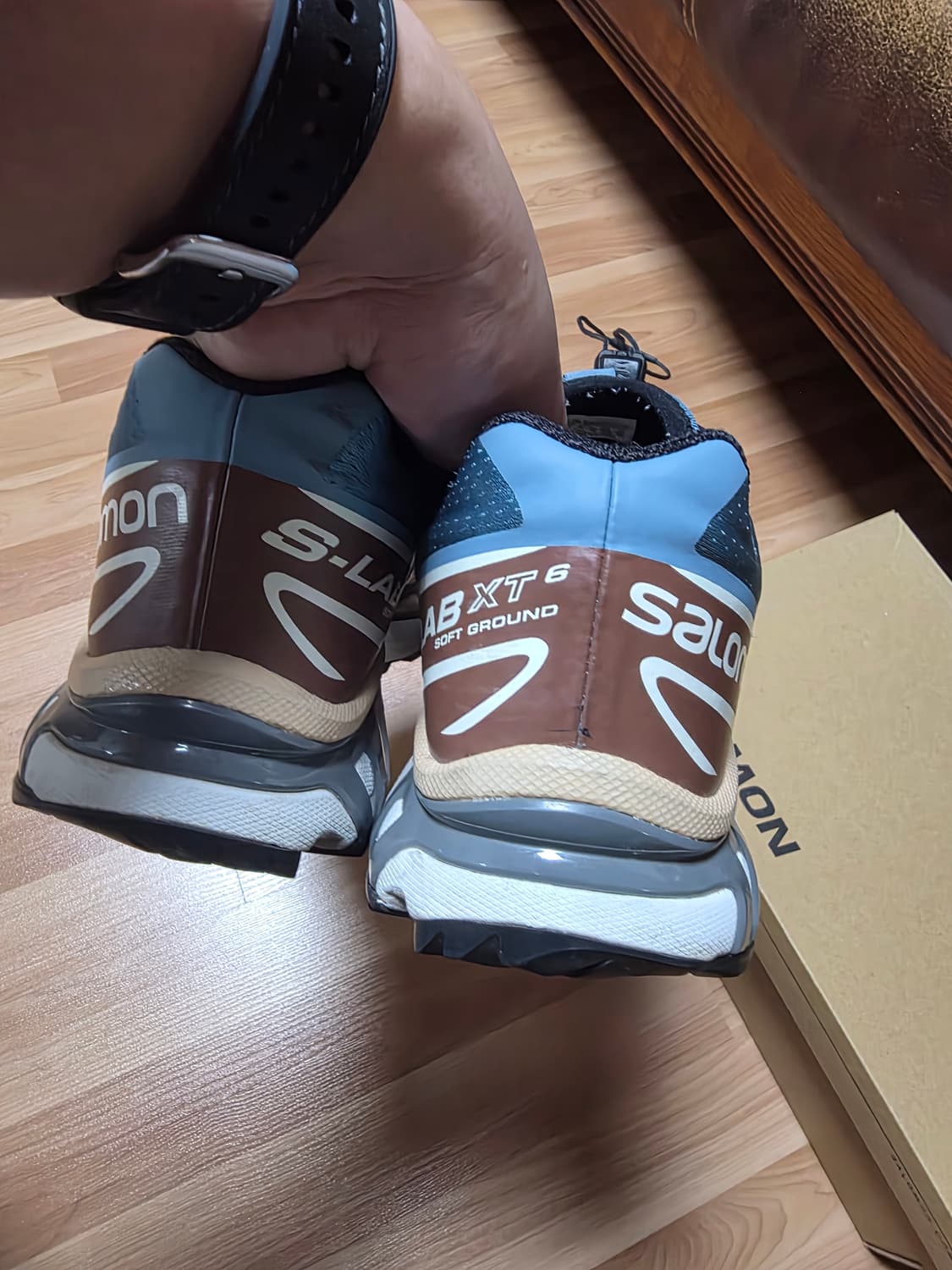 살로몬 XT-6 어게안 블루 헤이즐넛 280 상품이미지5
