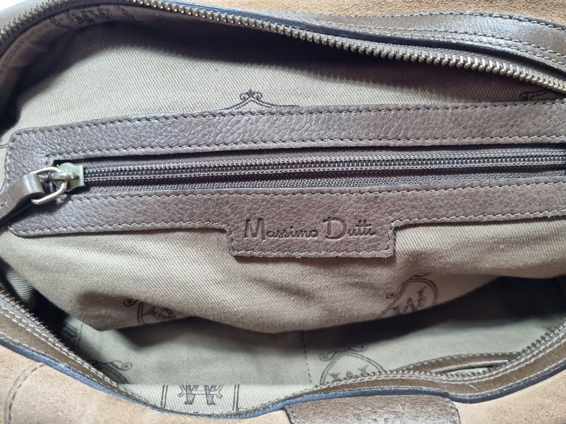 마시모두띠 천연 스웨이드및 가죽 숄더백 또는 쇼퍼백 상품이미지4