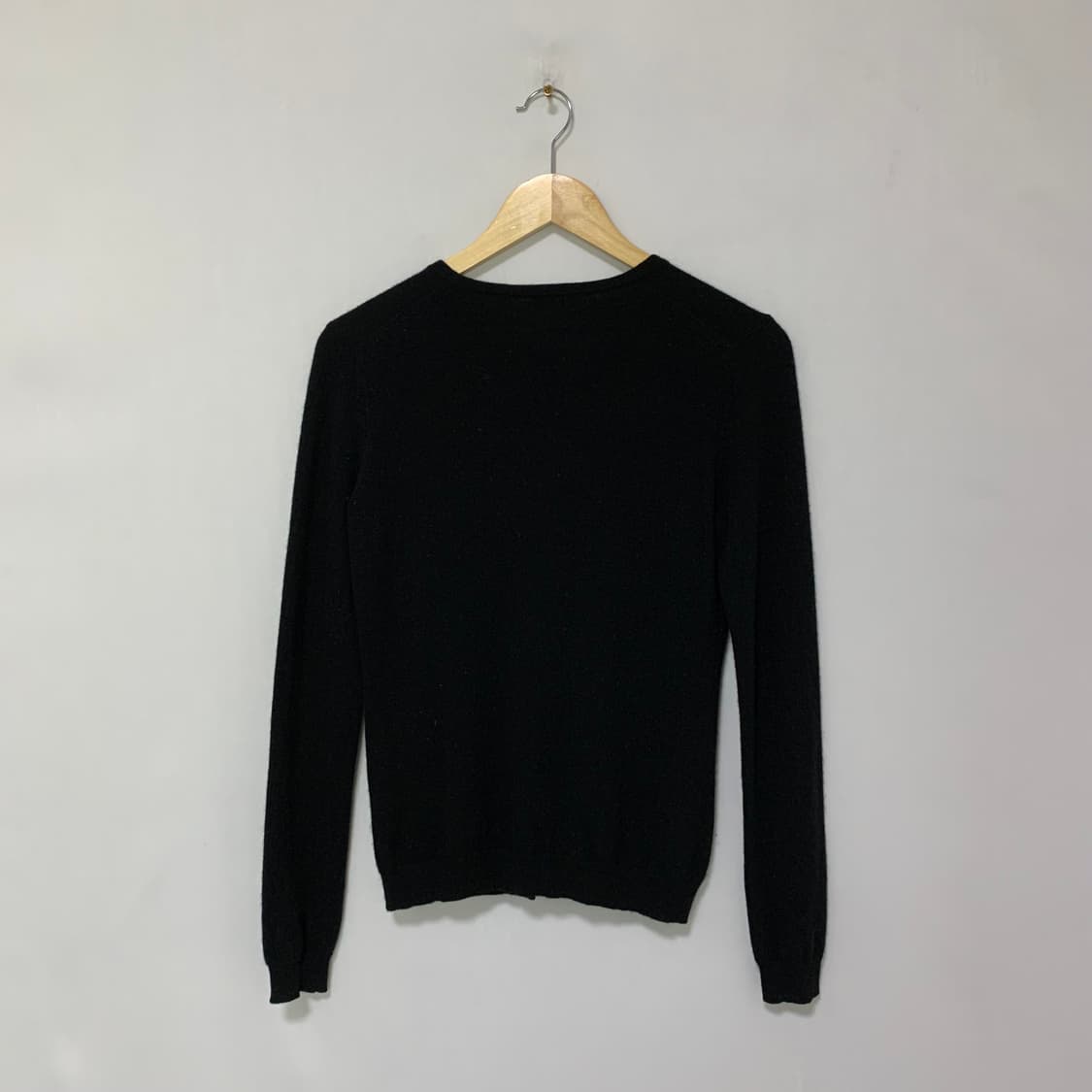 유니클로 블랙 가디건 S 여성 빈티지 캐시미어 100% 니트 상품이미지5