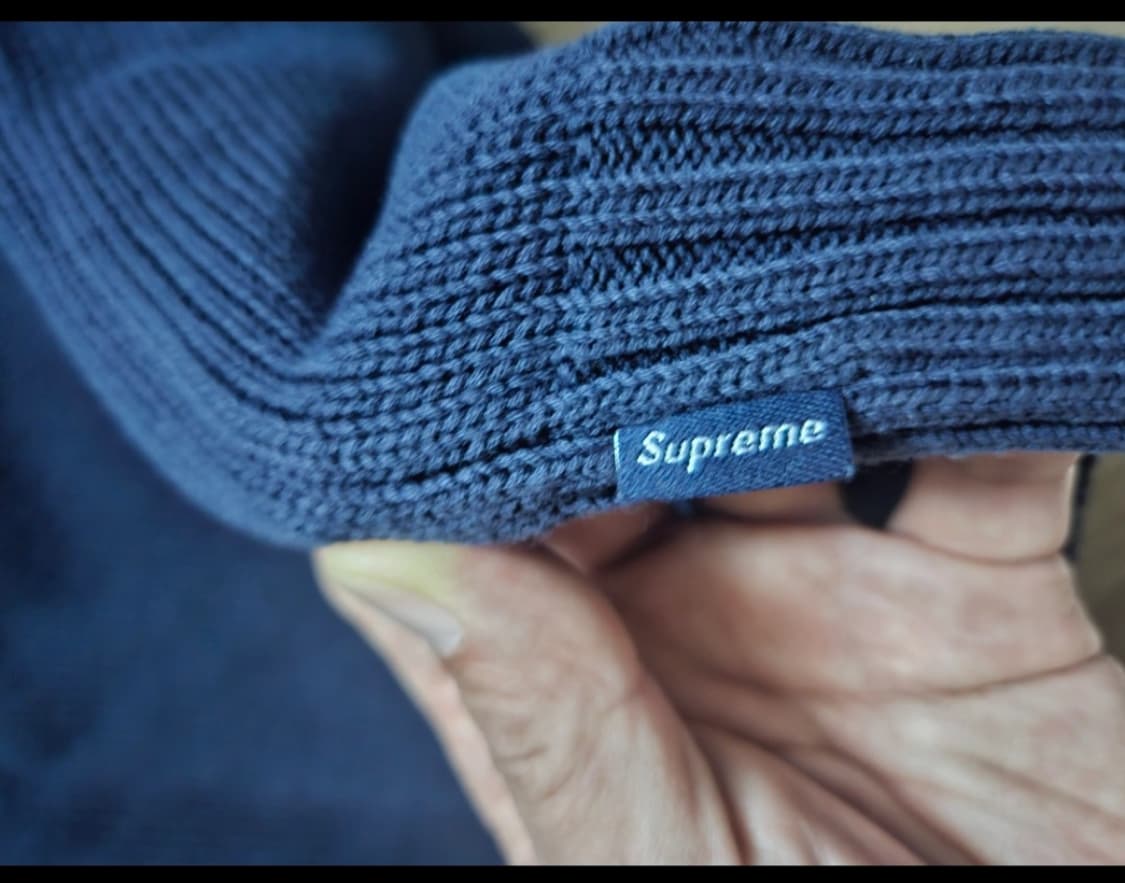 슈프림 올드 잉글리쉬 스웨터 네이비 XL 상품이미지2