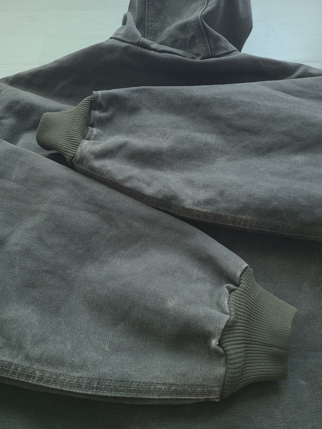 칼하트 j130 액티브 자켓 mos 모스그린 판매 상품이미지6