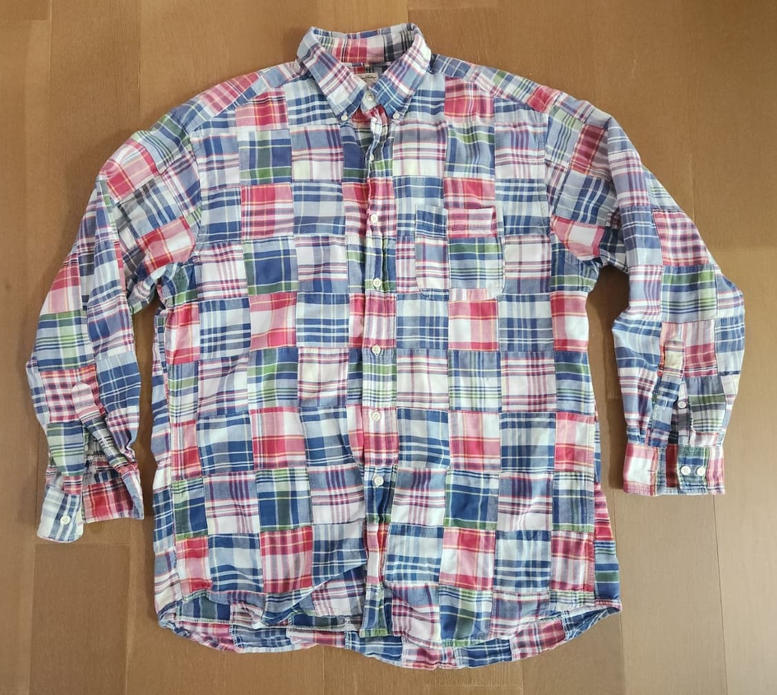 브룩스브라더스 패치워크 셔츠(L) 상품이미지1