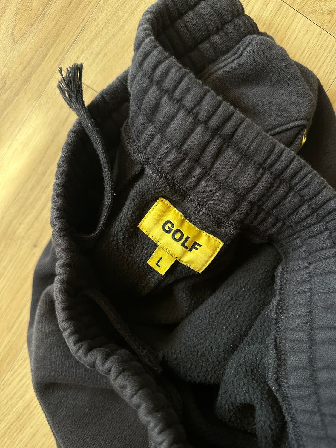 골프왕 멀티 3D 로고 바지 L블랙 상품이미지4