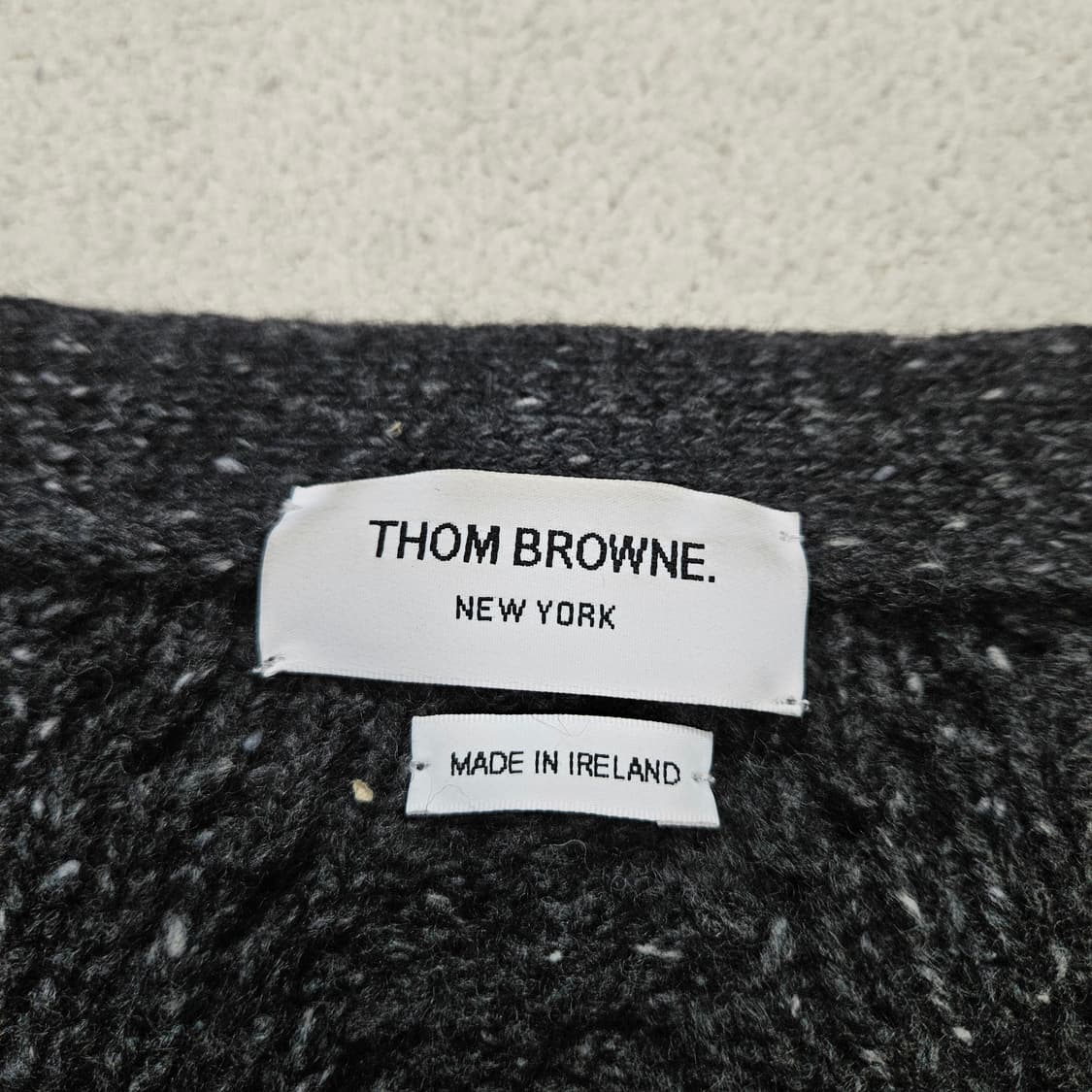 톰브라운 사선 케이블 모헤어 울 가디건 3 상품이미지6