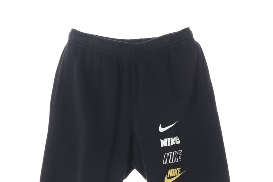 나이키 멀티 로고 블랙 기모 조거 팬츠 M 상품이미지3