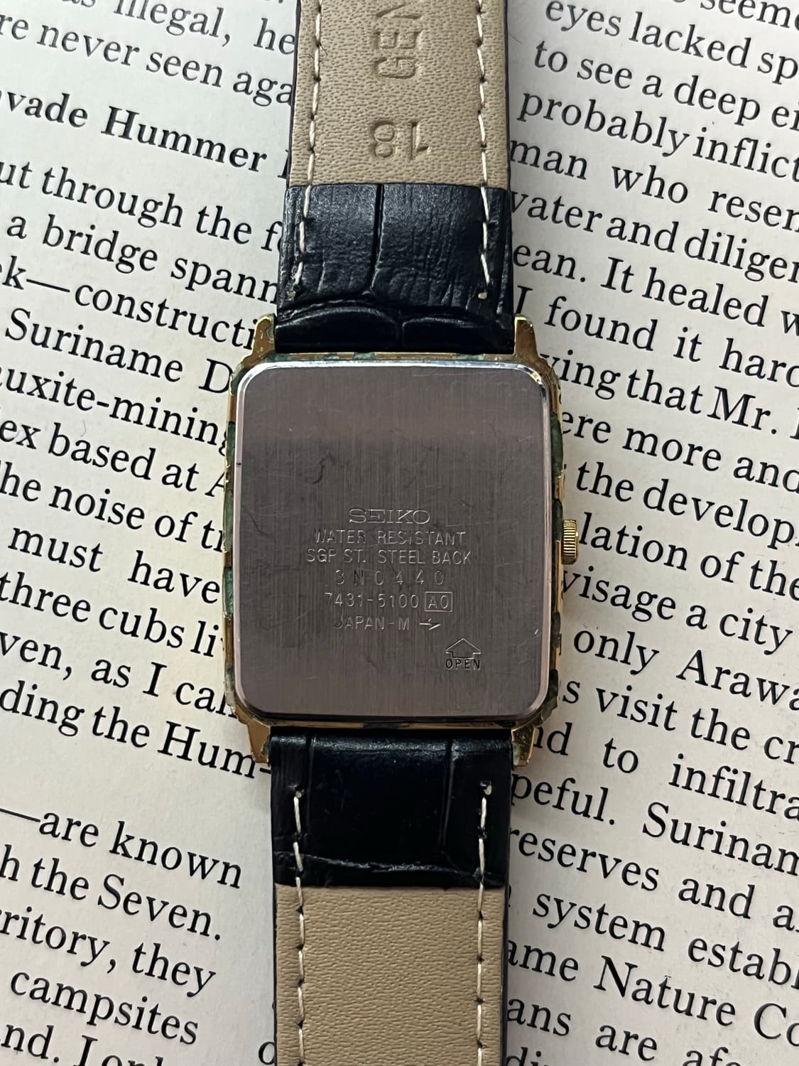  Vintage Seiko Quartz Tank Watch 상품이미지4