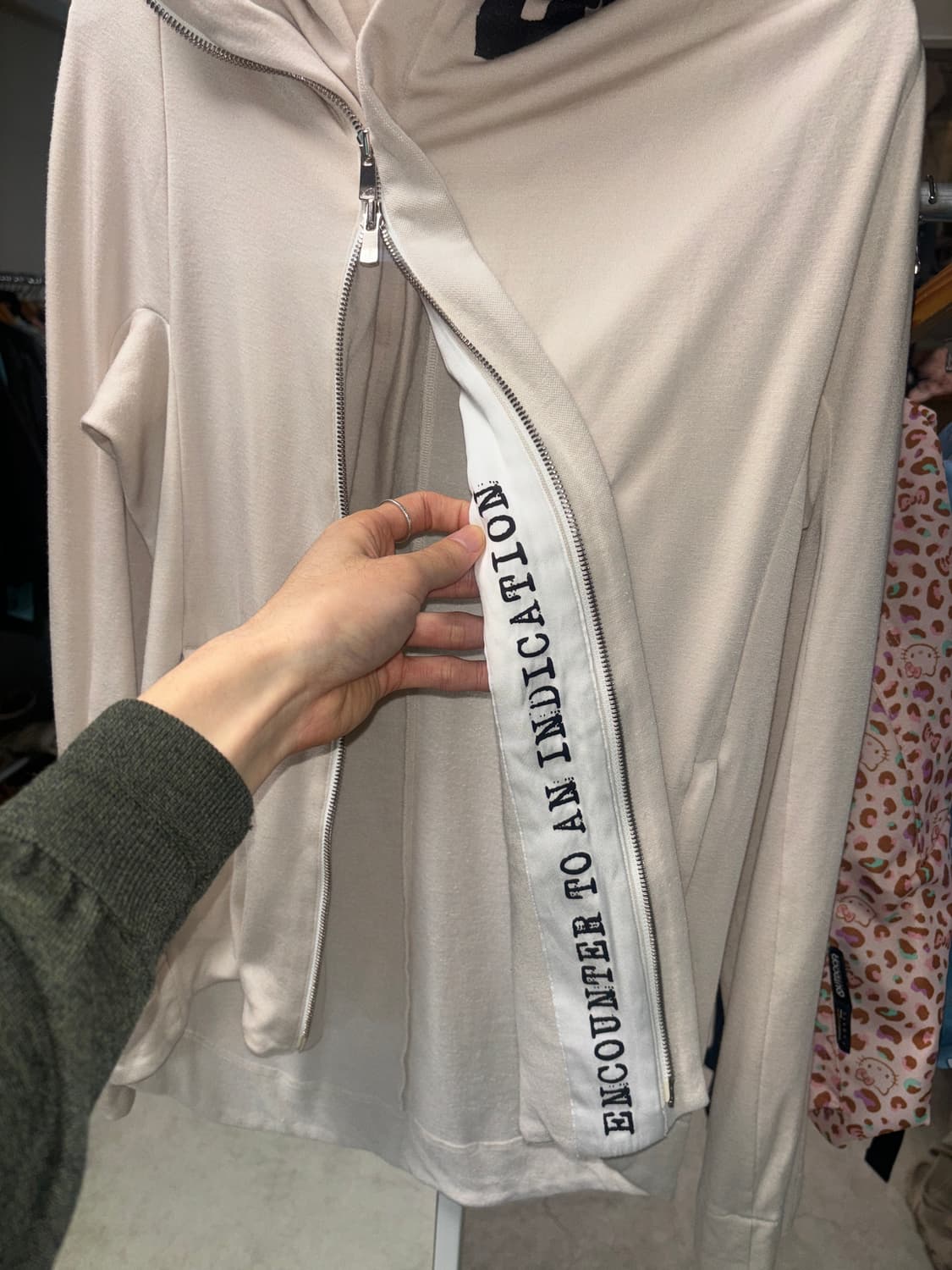 Bajra 비대칭 후드집업 상품이미지6