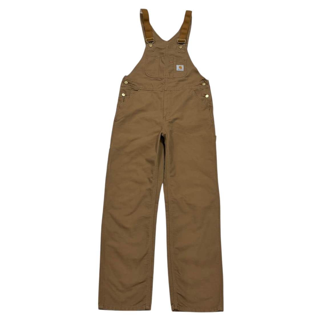 칼하트 빈티지 오버롤 BIB 멜빵바지 브라운 32X32 상품이미지1
