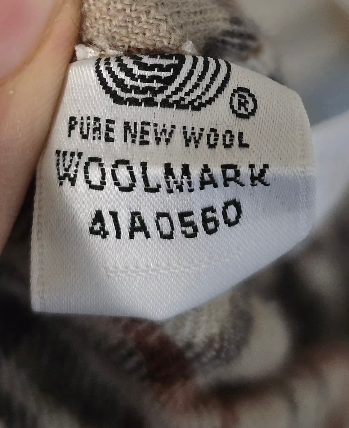 순모 체크 셔츠 XL 상품이미지3