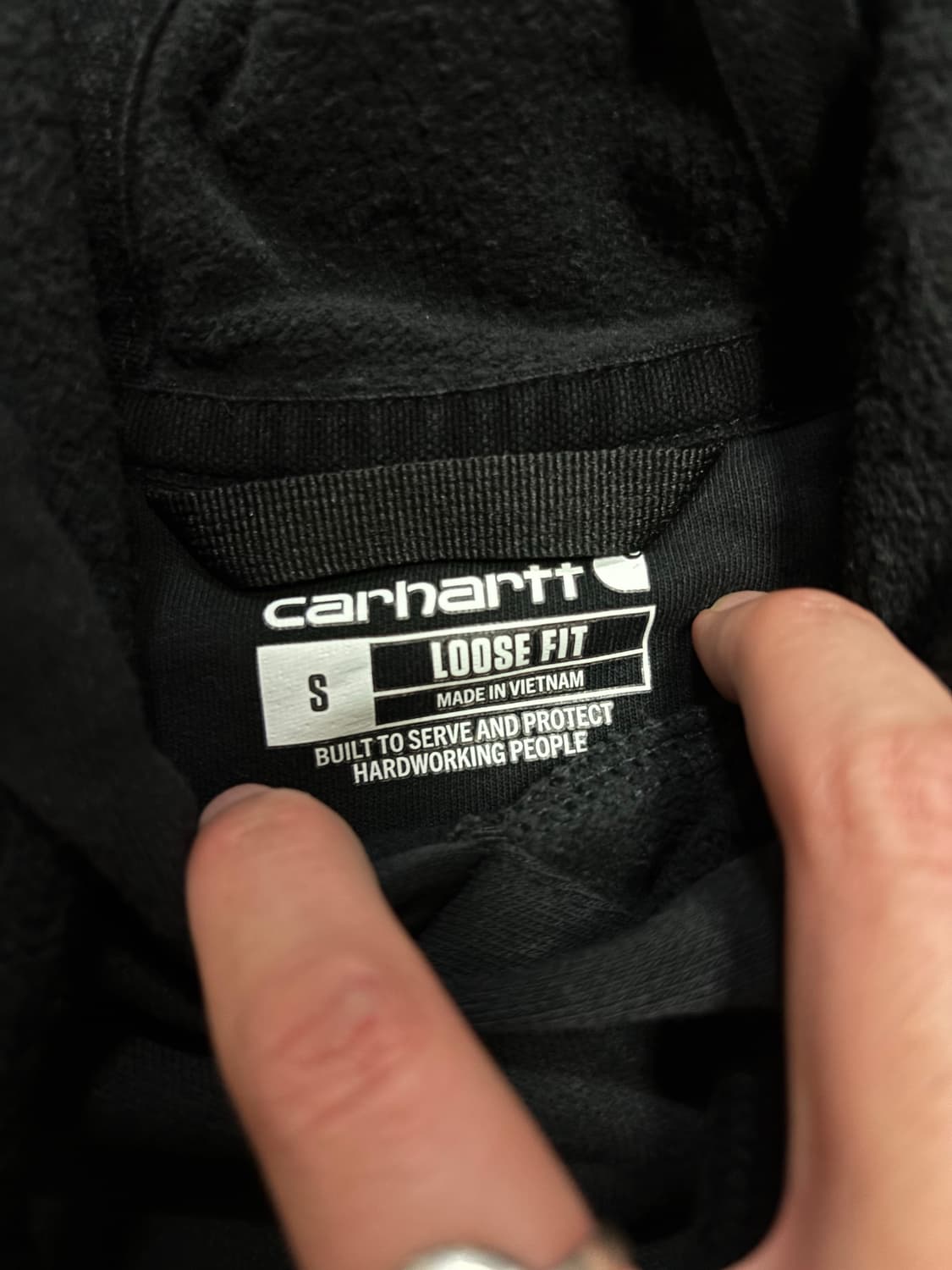 칼하트 사이드 로고 후드티 상품이미지8