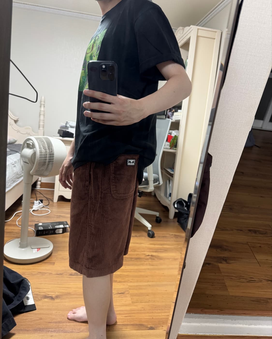 obey 오베이 코듀로이 숏팬츠 반바지 S 상품이미지6