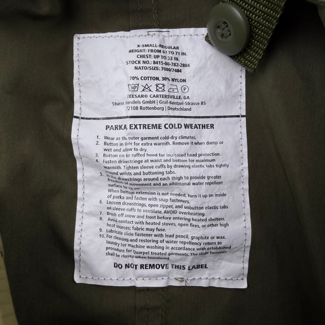 밀텍 M65 피쉬테일 개파카 상품이미지7