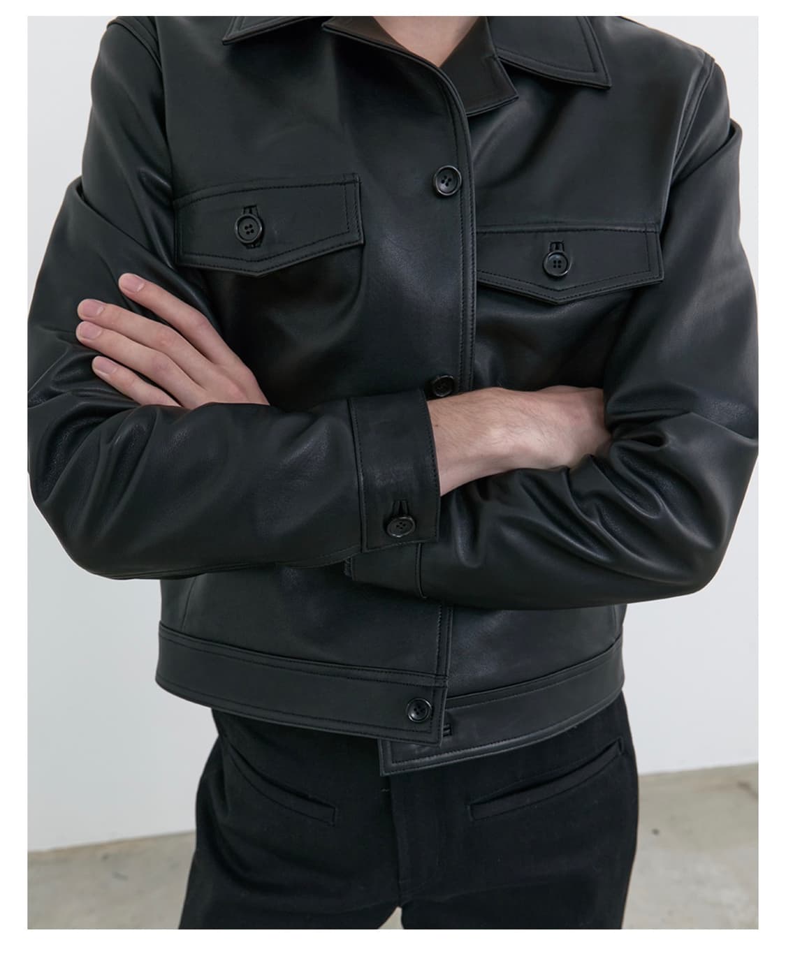 아이엘 (aieul) / 콥 레더 자켓 / 50 상품이미지2