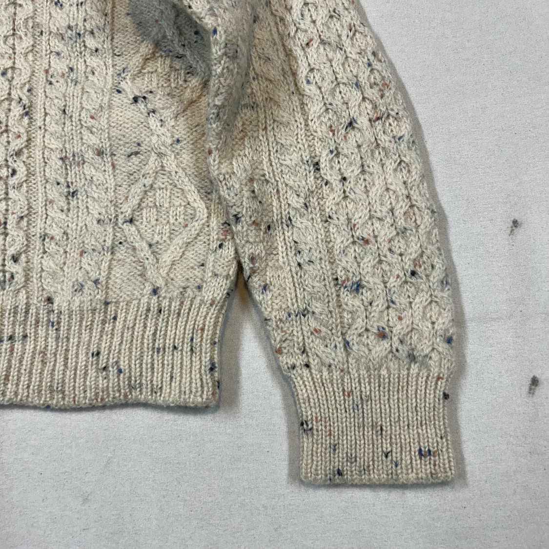 S) Aran Crafts 아란크래프트 피셔맨 울 니트 스웨터 상품이미지5