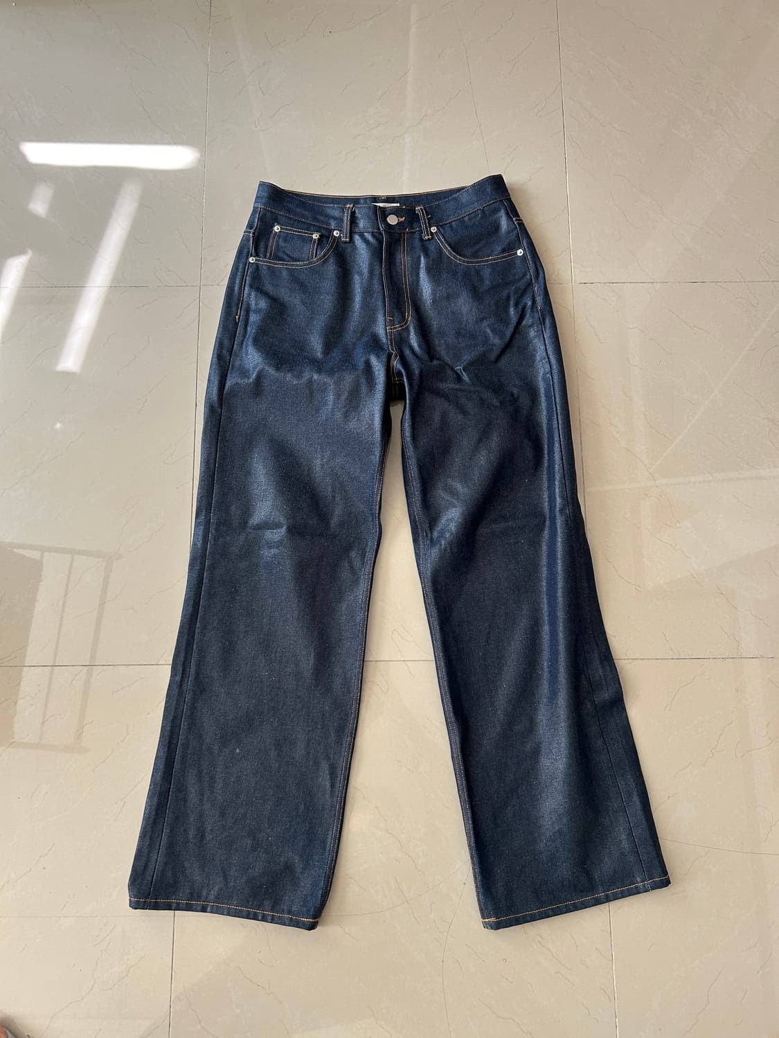 (3) 타일레 와이드 인디고 데님 상품이미지3