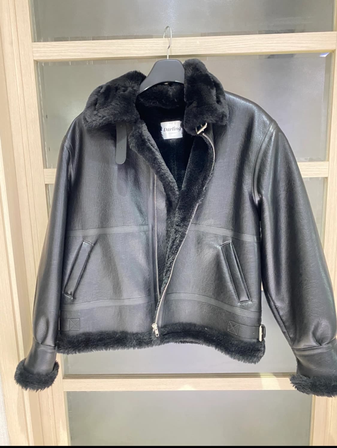 달트 베어 무스탕 블랙 상품이미지10