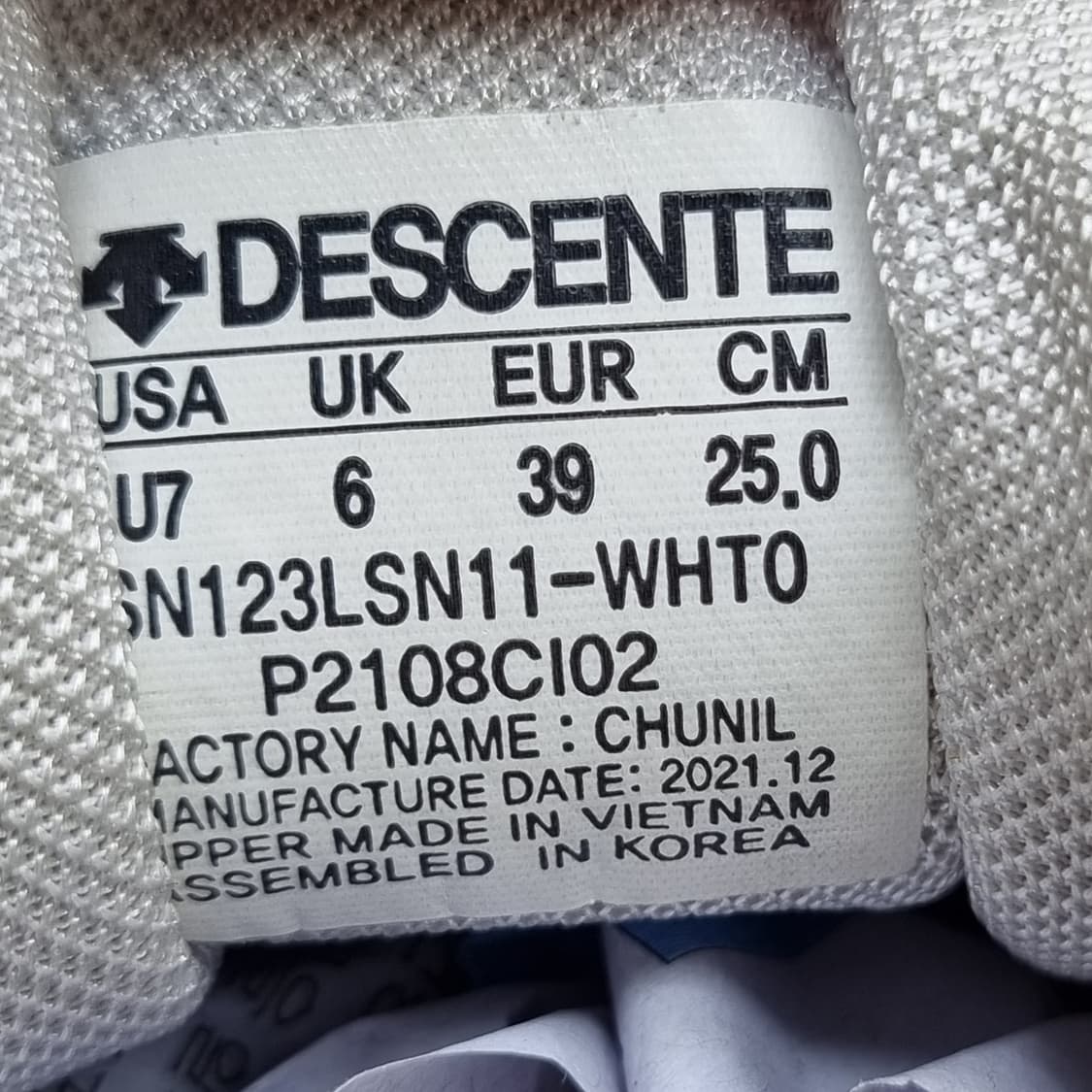 데상트 울트라코트 운동화 250 상품이미지6