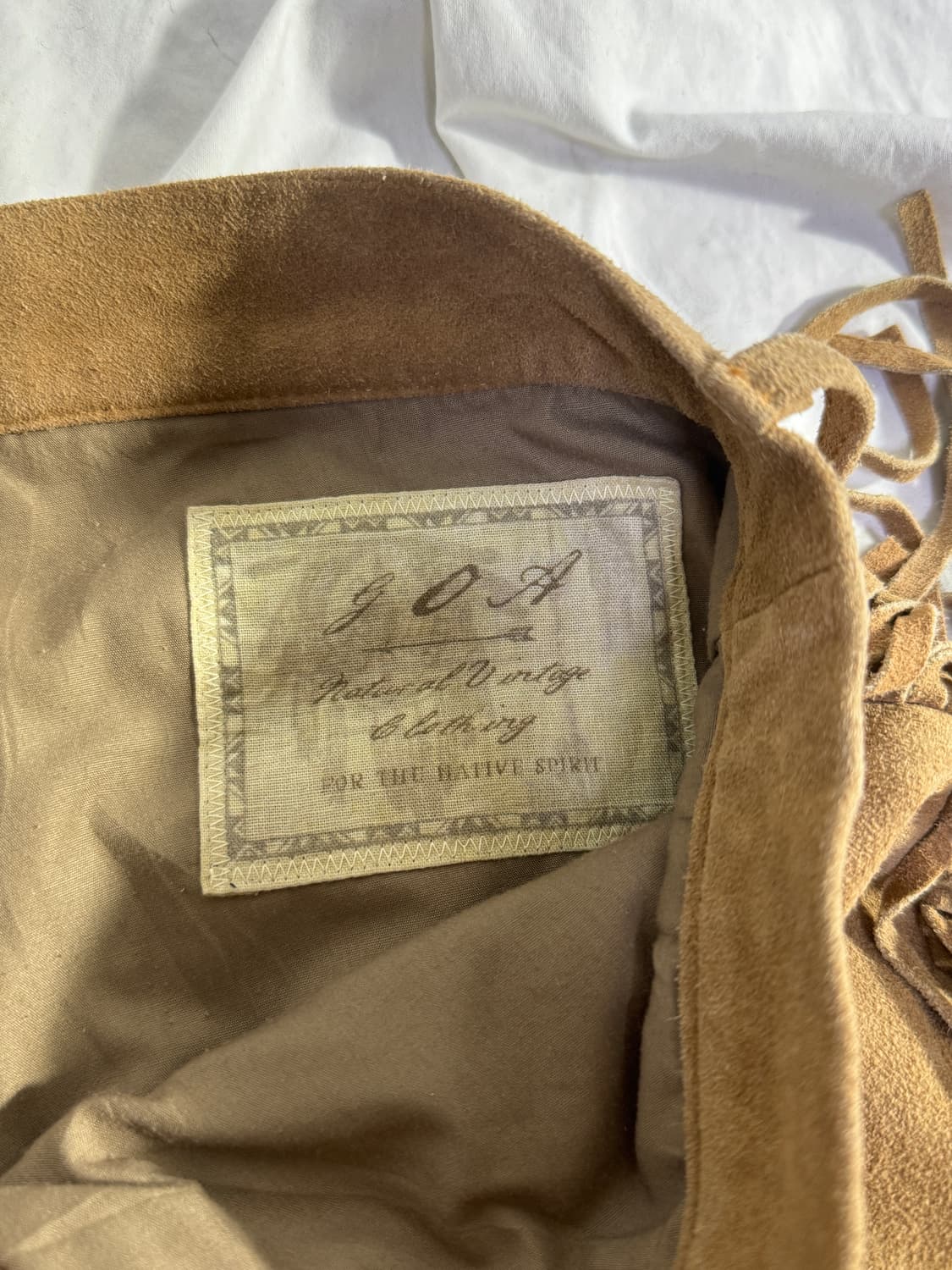 Goa 프린지 램 스웨이드 쇼츠 y2k 히피 보헤미안 웨스턴 상품이미지7