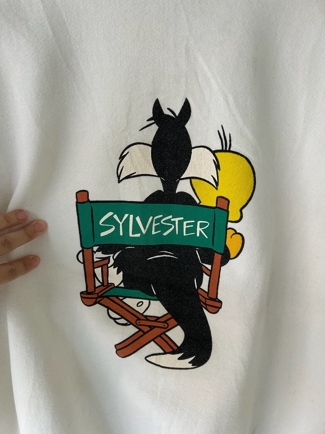 90' Sylvester cat  USA Sweatshirt.  상품이미지9