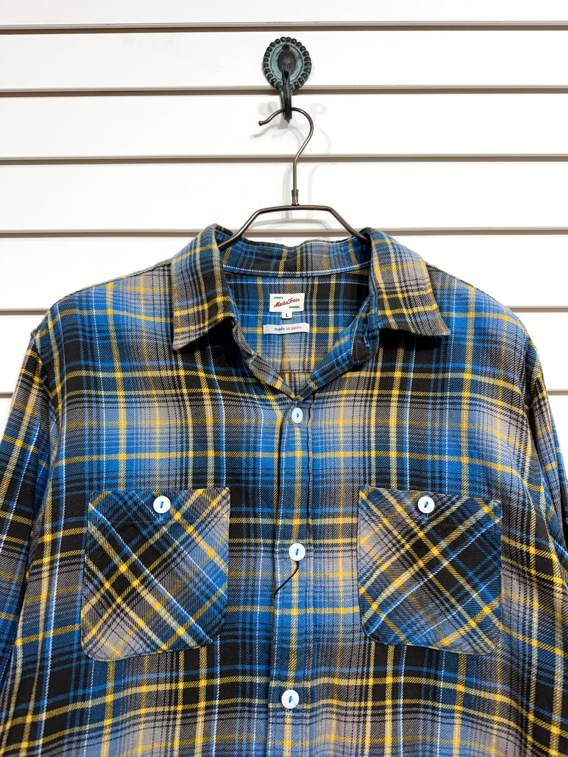 macba Jros 체크 셔츠 (Made In Japan) 상품이미지3