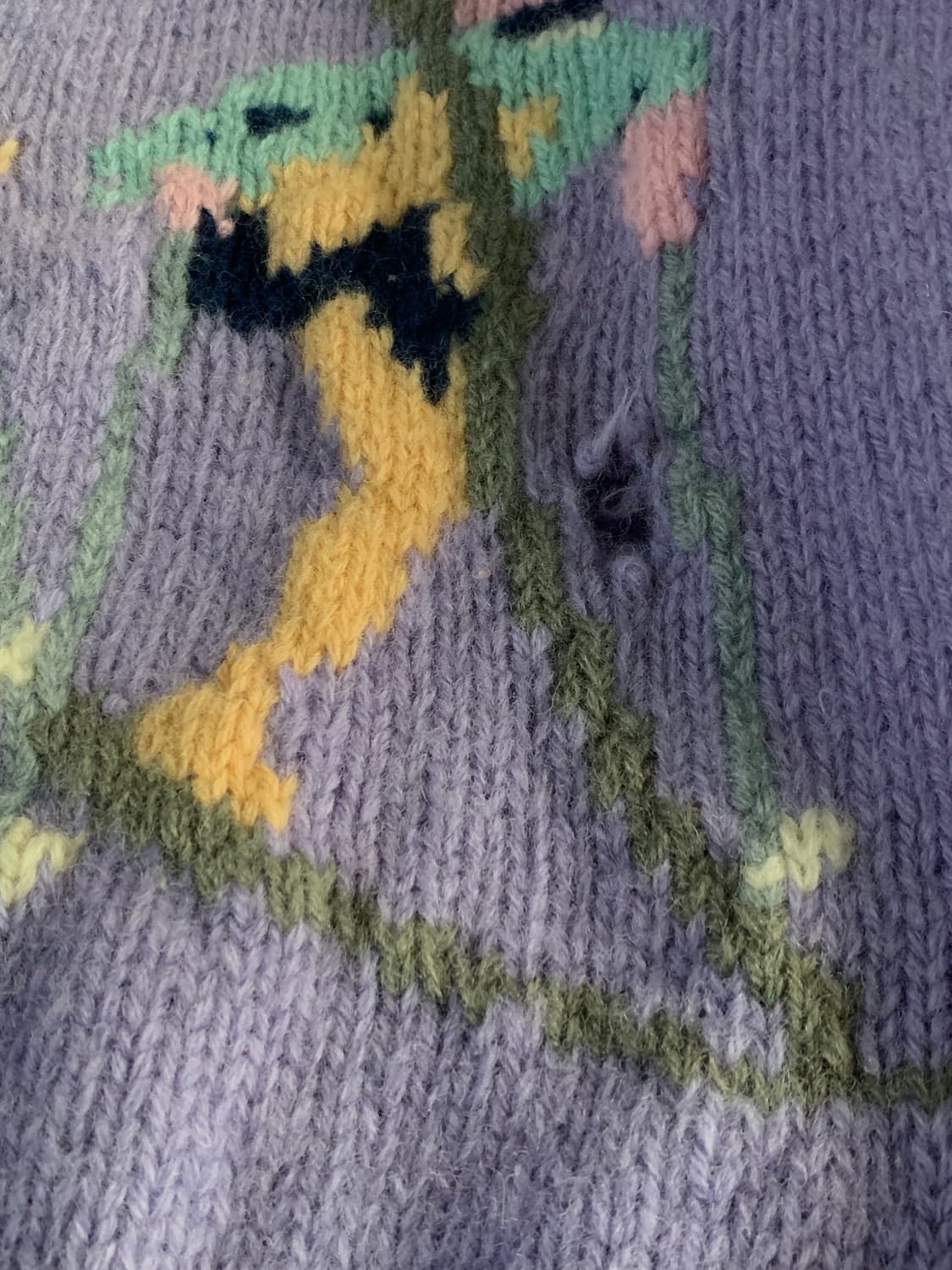 90s GAP 핸드니트 스키 스웨터 상품이미지7