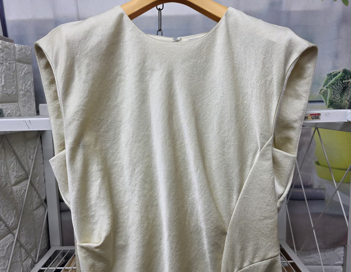 타임 여성 드레스 66~마른77 새틴 드레이프  24SS 봄여름 WM26 상품이미지2