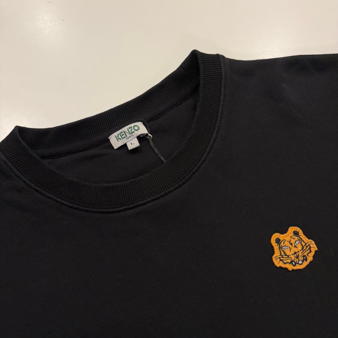 [L] 20FW KENZO 겐조 블랙 타이거 자수 맨투맨 B991 상품이미지3